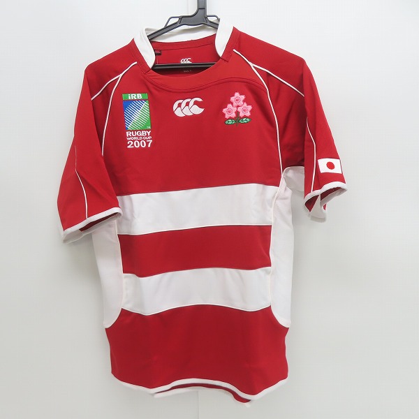 実際に弊社で買取させて頂いた(1)【未使用】CANTERBURY/カンタベリー 2007年 ラグビー日本代表 レプリカ ユニフォーム/S