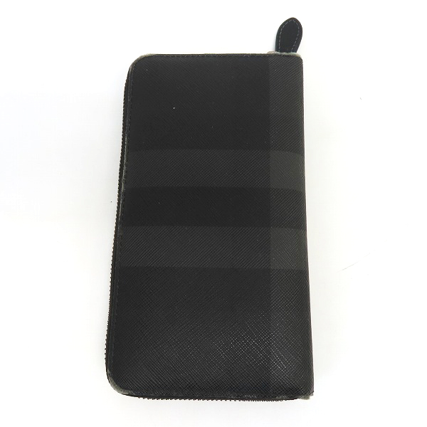 実際に弊社で買取させて頂いたBURBERRY/バーバリー ラウンドジップ 長財布の画像 1枚目