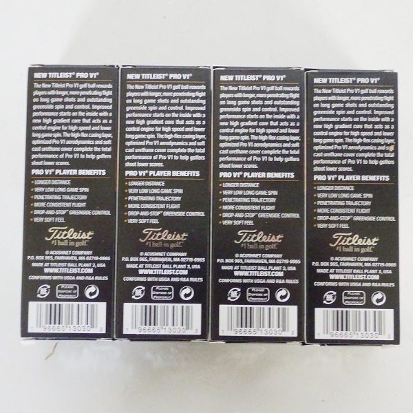 実際に弊社で買取させて頂いた 【未使用】Titleist/タイトリスト PRO V1 ゴルフボール ホワイト 1ダース の画像 2枚目