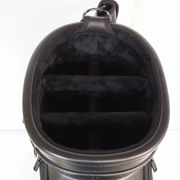 実際に弊社で買取させて頂いたBRIEFING/ブリーフィング CR-11 BRG221D07 9.5型 6分割キャディバッグ ブラック ポーチ・アイアンカバー付の画像 3枚目