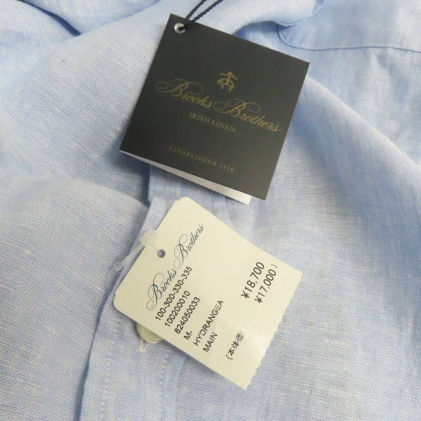 実際に弊社で買取させて頂いた【未使用含む】Brooks Brothers/ブルックスブラザーズ B.D.シャツ 2点セットの画像 4枚目