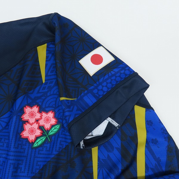 実際に弊社で買取させて頂いたcanterbury/カンタベリー ラグビー 日本代表 2019 レプリカ オルタネイトジャージ VWR39001/Lの画像 6枚目