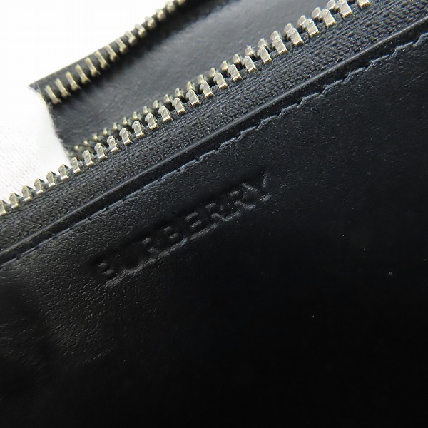 実際に弊社で買取させて頂いたBURBERRY/バーバリー ラウンドジップ 長財布の画像 5枚目