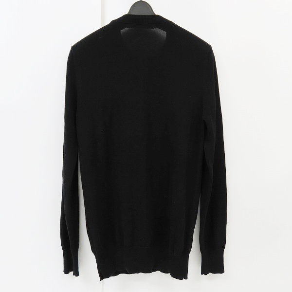 実際に弊社で買取させて頂いた【JPタグ】GIVENCHY/ジバンシィ 18AW ロゴ4ボタン コットンクルーネックニット BM9047403B/XSの画像 1枚目