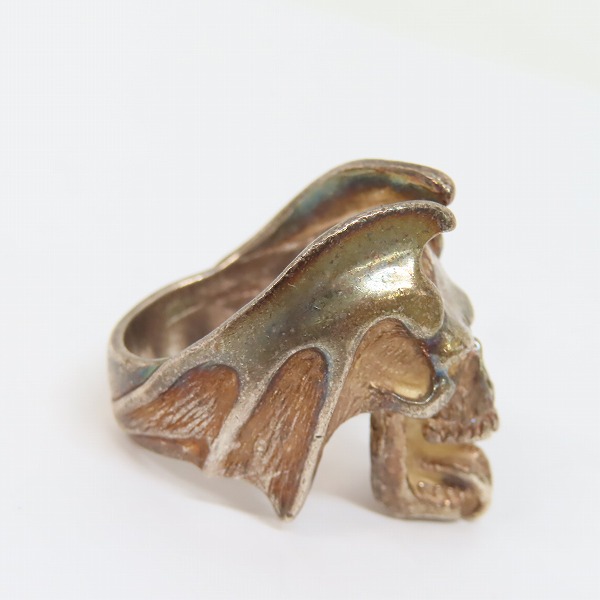 実際に弊社で買取させて頂いたCRAZY PIG/クレイジーピッグ ルシファー スカルリング 17号の画像 4枚目