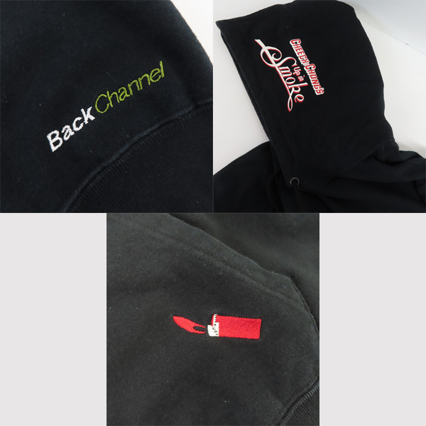 実際に弊社で買取させて頂いたBack Channel/バックチャンネル CHEECH&CHONG'S Up in Smoke プルオーバー パーカー/XLの画像 6枚目
