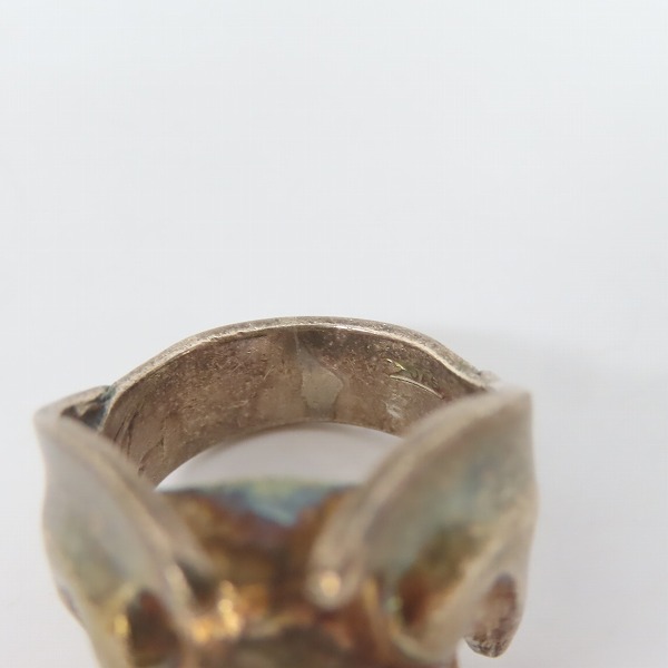 実際に弊社で買取させて頂いたCRAZY PIG/クレイジーピッグ ルシファー スカルリング 17号の画像 8枚目