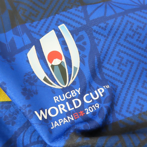 実際に弊社で買取させて頂いたcanterbury/カンタベリー ラグビー 日本代表 2019 レプリカ オルタネイトジャージ VWR39001/Lの画像 7枚目