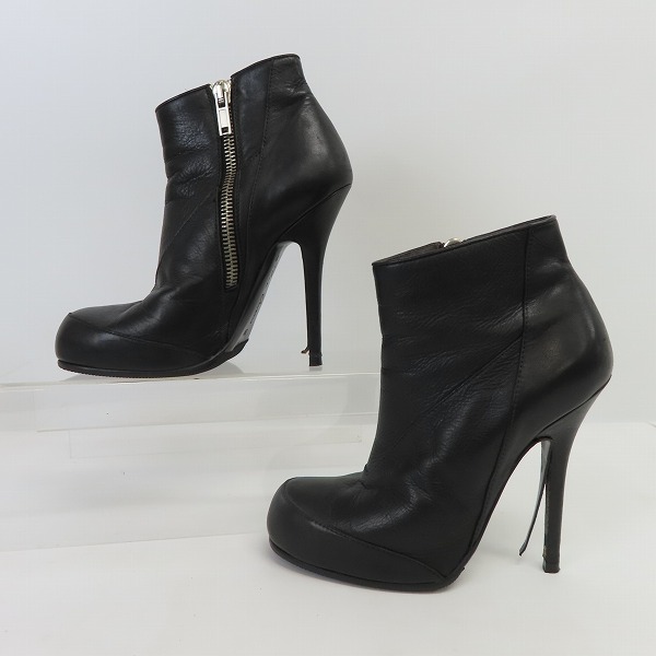 実際に弊社で買取させて頂いた【ジャンク】Rick Owens/リックオウエンス ヒールブーツ 38の画像 3枚目