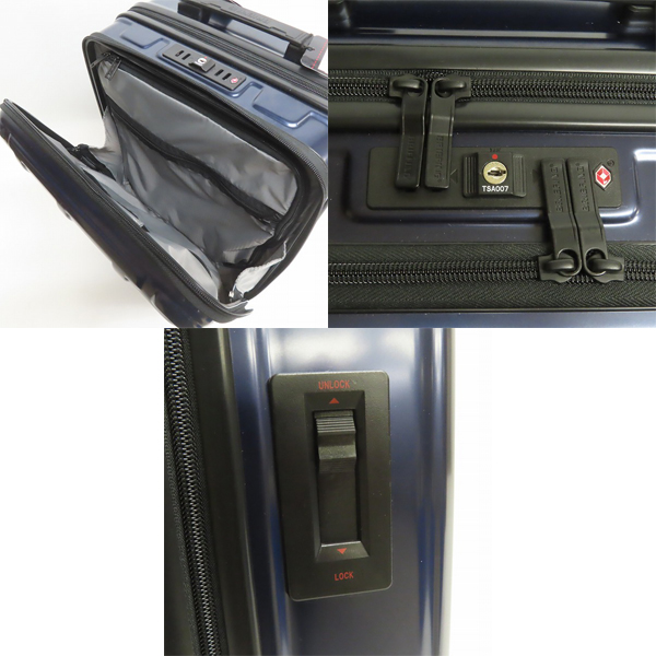 実際に弊社で買取させて頂いたBRIEFING/ブリーフィング スーツケース/ポリカーボネート/TSAロック H-34F SD/BRA221C39の画像 6枚目