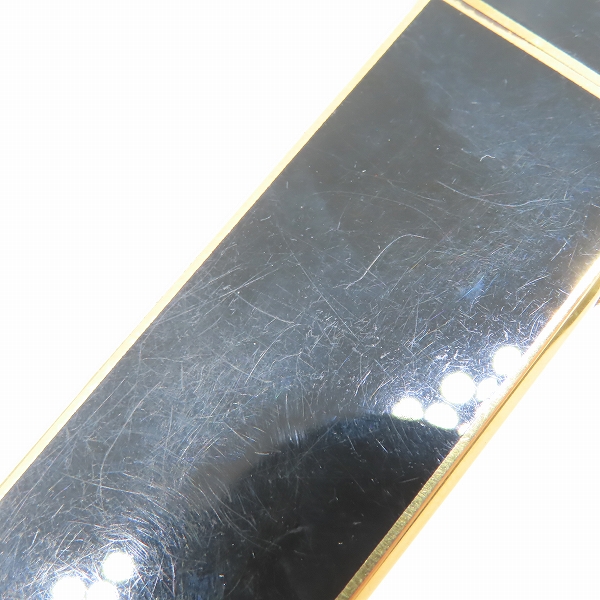 実際に弊社で買取させて頂いたdunhill/ダンヒル サイドローラー ガスライター ブラック×ゴールドカラーの画像 5枚目