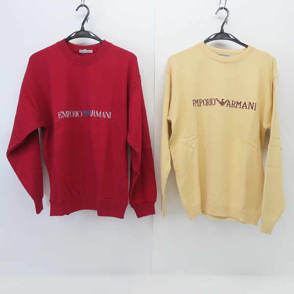 実際に弊社で買取させて頂いたEMPORIO ARMANI/エンポリオ アルマーニ プルオーバー スウェット/ニット セーター 2点セット
