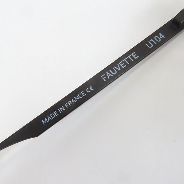 実際に弊社で買取させて頂いたANNE＆VALENTIN/アンバレンタイン FAUVETTE/フォヴェット ダブルブリッジ アイウェア/メガネフレーム U104の画像 7枚目