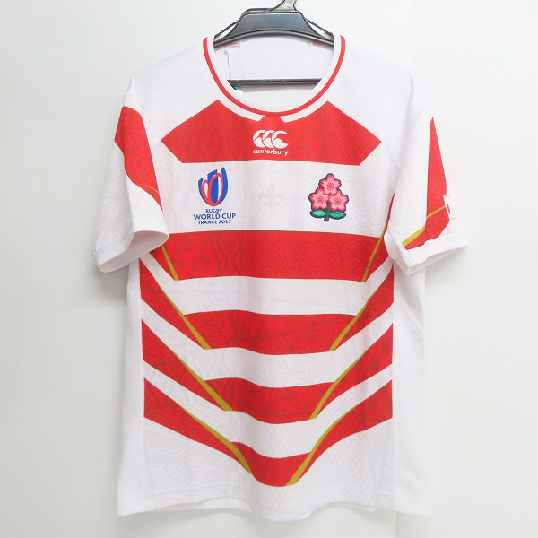 実際に弊社で買取させて頂いた【未使用】CANTERBURY/カンタベリー ラグビー ジャパンRWC2023/日本代表 レプリカジャージ ホーム RG33980WC/L