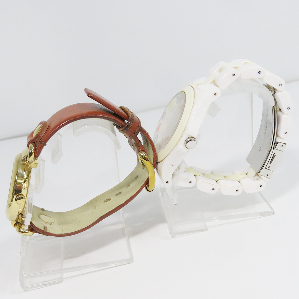 実際に弊社で買取させて頂いたMARC JACOBS/マークジェイコブス 腕時計/ウォッチ 2点セット【動作未確認】の画像 1枚目