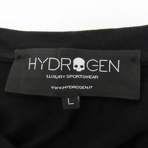 実際に弊社で買取させて頂いた【JPタグ】HYDROGEN/ハイドロゲン スカル装飾 Tシャツ/Lの画像 2枚目
