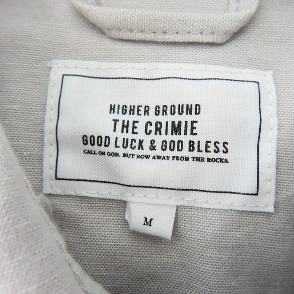 実際に弊社で買取させて頂いたTHE CRIMIE/クライミー バックプリント スナップボタン 長袖シャツ/Mの画像 2枚目