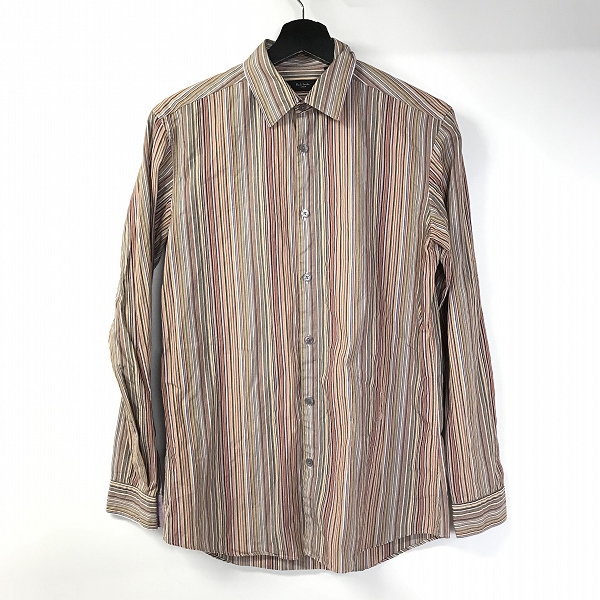 実際に弊社で買取させて頂いた【おまとめ品】Paul Smith London/ポールスミス マルチストライプ/フラワー長袖シャツ 等の画像 2枚目