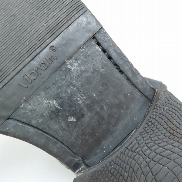 実際に弊社で買取させて頂いたANN DEMEULEMEESTER/アンドゥムルメステール 多重ジップ レースアップ ブーツ 36の画像 5枚目