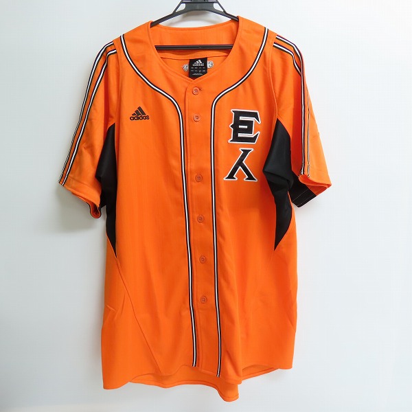 実際に弊社で買取させて頂いたadidas/アディダス 読売ジャイアンツ 巨人漢字 ユニフォーム 橙色/XOの画像 0枚目