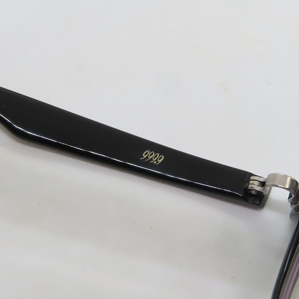 実際に弊社で買取させて頂いた999.9/フォーナインズ NEO PLASTIC FRAME/ネオプラスチック メガネフレーム/眼鏡 NP-35の画像 4枚目