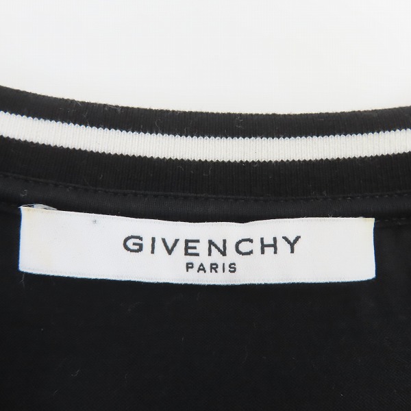 実際に弊社で買取させて頂いた【JPタグ】GIVENCHY/ジバンシィ 19SS 4Gコントラスト ロゴ刺繍半袖Tシャツ  BM70KV3002/XSの画像 2枚目