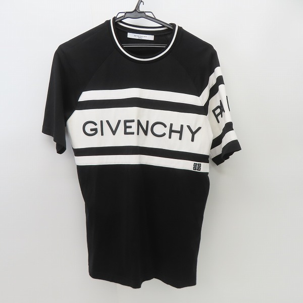 実際に弊社で買取させて頂いた【JPタグ】GIVENCHY/ジバンシィ 19SS 4Gコントラスト ロゴ刺繍半袖Tシャツ  BM70KV3002/XS