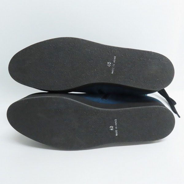 実際に弊社で買取させて頂いたNO ID/ノーアイディー ハイカット サイドレースアップ レザー ブーツ 448208-586 Size：40の画像 2枚目