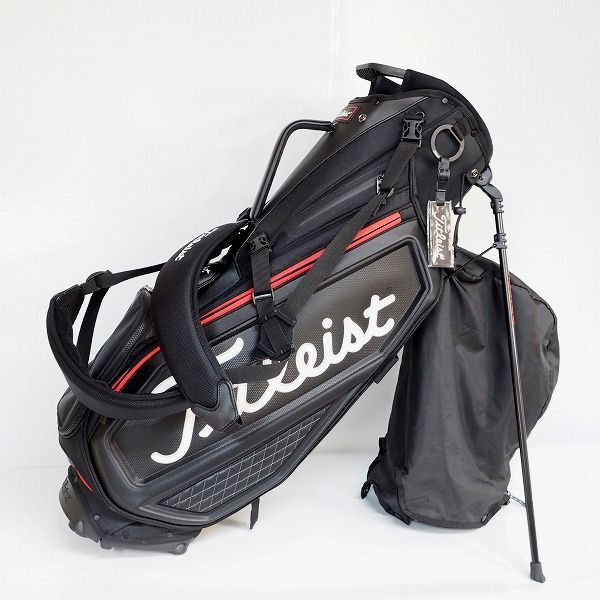 実際に弊社で買取させて頂いたTitleist/タイトリスト TB20SXSF  ゴルフ 9型 4分割スタンド式 キャディバッグ ブラック