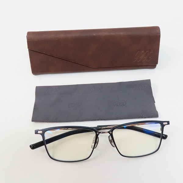 実際に弊社で買取させて頂いた999.9/フォーナインズ メガネフレーム S-971T の画像 9枚目