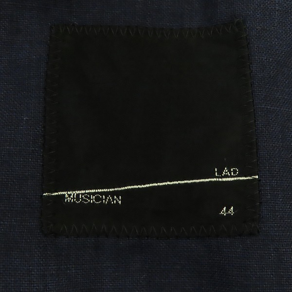 実際に弊社で買取させて頂いたLAD MUSICIAN/ラッドミュージシャン SHORT 3B JACKET2114-309/44の画像 2枚目