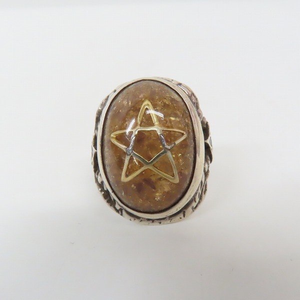 実際に弊社で買取させて頂いた【ギャラ付・カスタム】ALEX STEETER/アレックスストリーター 2012年限定 エンジェルハートリング アメジスト スター/15号