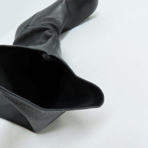 実際に弊社で買取させて頂いたRick Owens/リックオウエンス 変形 ウェッジソール ヒールブーツの画像 4枚目