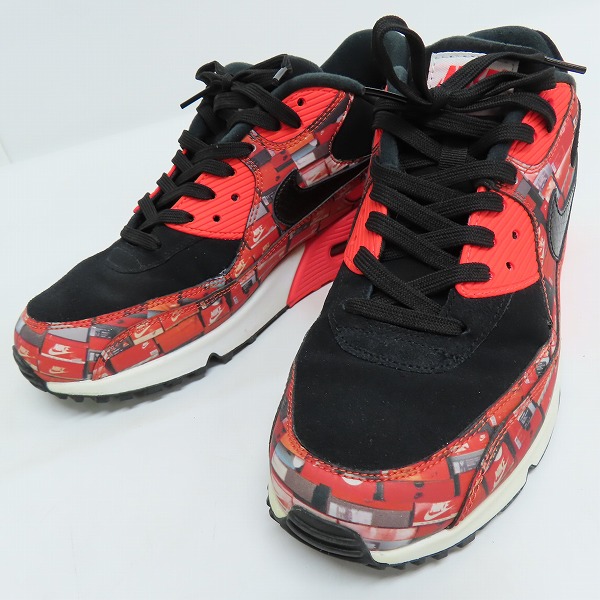 実際に弊社で買取させて頂いたNIKE×atmos/ナイキ×アトモス AIR MAX 90 PRNT/エア マックス 90 プリント AQ0926-001/28