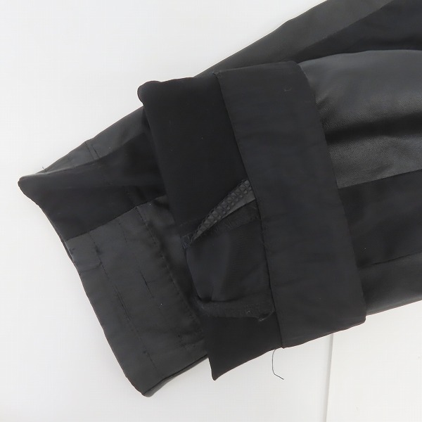 実際に弊社で買取させて頂いたNO ID. BLACK/ノーアイディーブラック コーティング ストレッチ トラックパンツ 448006-663P/1の画像 8枚目