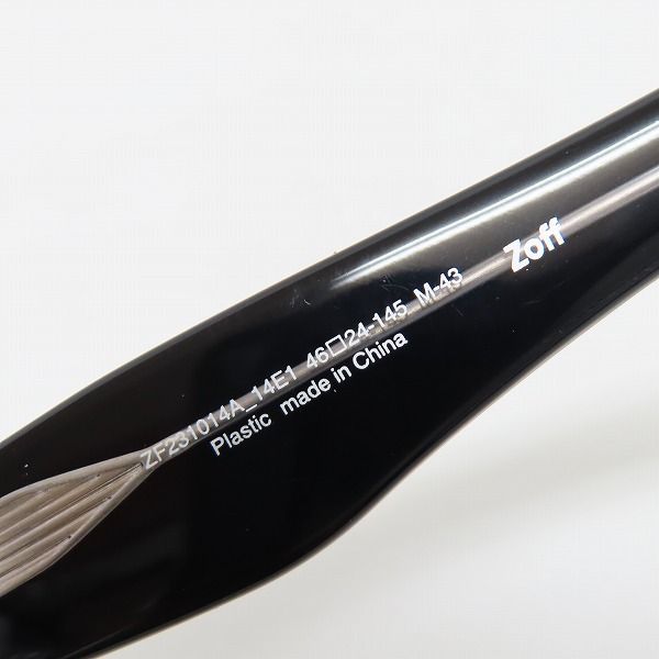 実際に弊社で買取させて頂いたUnited Arrows × Zoff/ユナイテッドアローズ × ゾフ メガネフレーム 度入り ZF231014Aの画像 6枚目