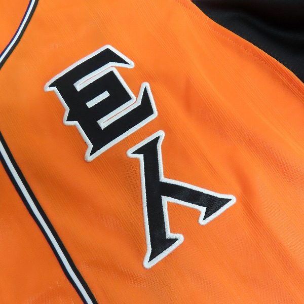 実際に弊社で買取させて頂いたadidas/アディダス 読売ジャイアンツ 巨人漢字 ユニフォーム 橙色/XOの画像 6枚目