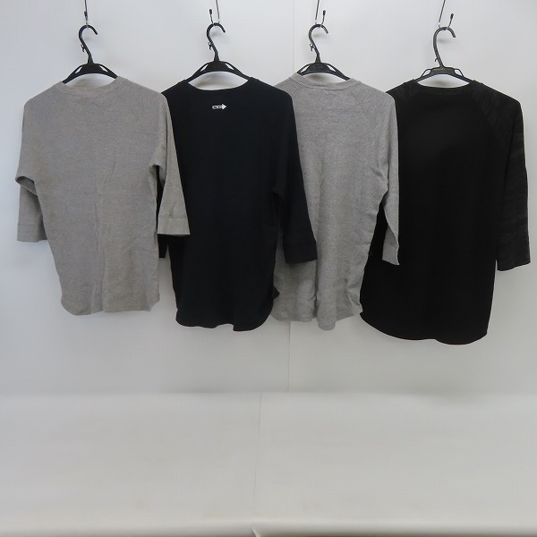 実際に弊社で買取させて頂いたBACK CHANNEL/バックチャンネル サーマルカットソー ラグラン七分袖 4点セットの画像 1枚目