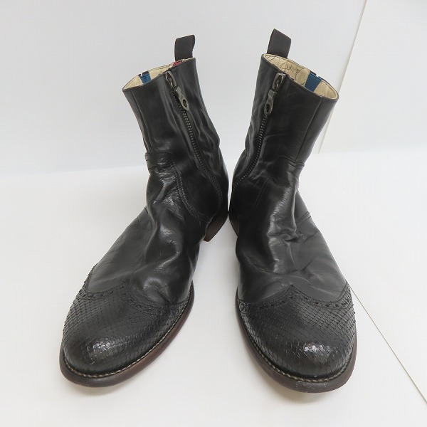 実際に弊社で買取させて頂いたPaul Smith/ポールスミス サイドジップ ブーツ 9033/8