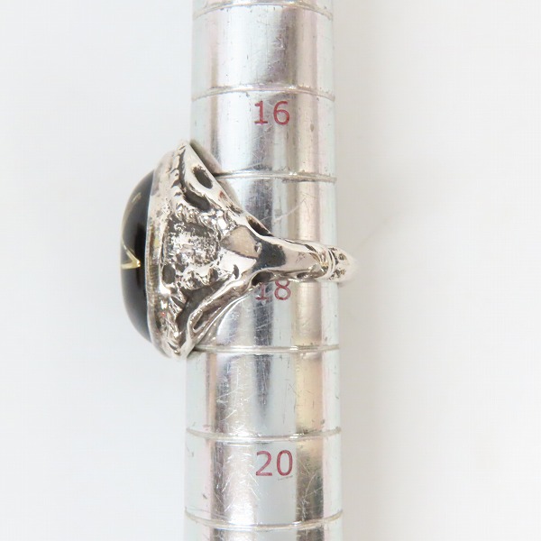 実際に弊社で買取させて頂いたALEX STEETER/アレックスストリーター Angel Heart Ring/エンジェルハートリング 東京ブラック/18号の画像 7枚目