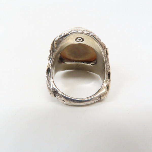 実際に弊社で買取させて頂いたALEX STEETER/アレックスストリーター 2011年限定 Angel Heart Ring/エンジェルハートリング パール/19号の画像 3枚目
