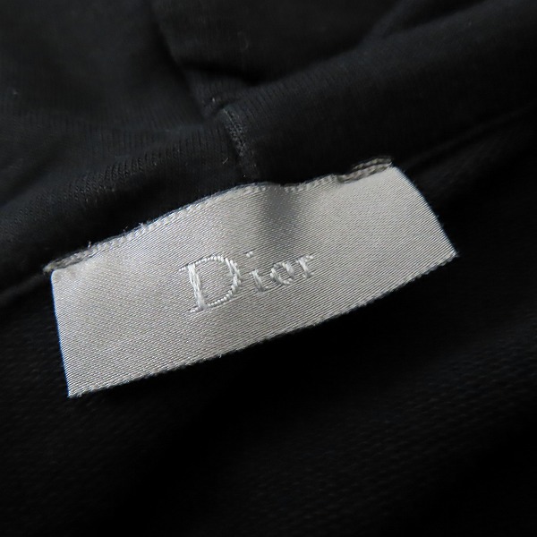 実際に弊社で買取させて頂いたDIOR HOMME/ディオールオム BEE/ビー/蜂刺繍 ジップアップパーカー 44の画像 2枚目