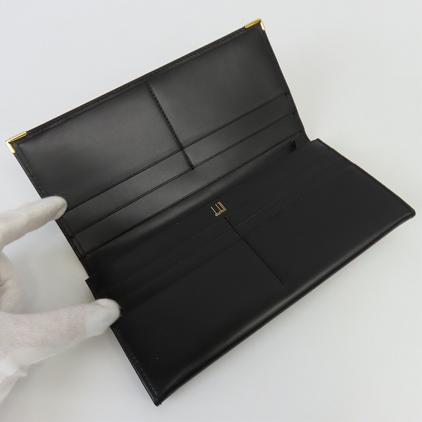 実際に弊社で買取させて頂いたALFRED DUNHILL/アルフレッド・ダンヒル 二つ折り 長財布/長札入れの画像 3枚目