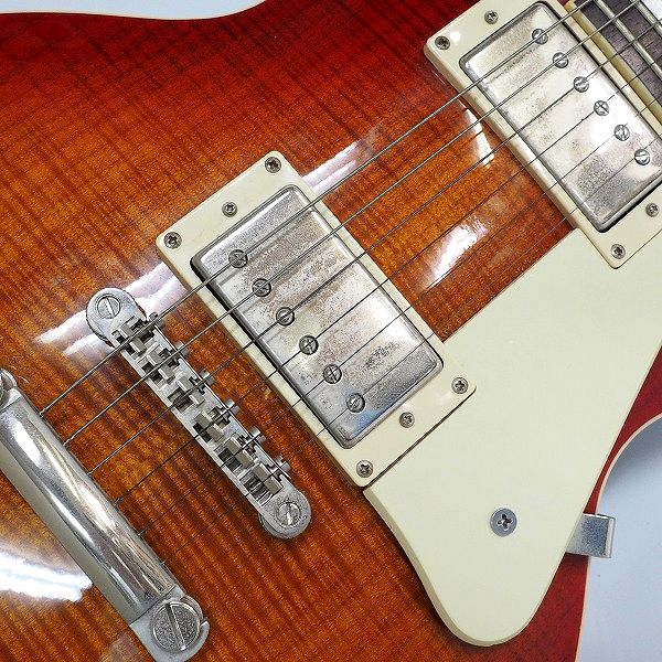 実際に弊社で買取させて頂いた★Epiphone/エピフォン Les Paul Standard/レスポールスタンダード サンバースト エレキギター ハードケース付 の画像 4枚目