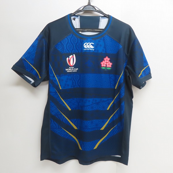 実際に弊社で買取させて頂いた(1)【未使用】カンタベリー ラグビー ジャパンRWC2023/日本代表 レプリカオルタネイトジャージ アウェイ RG33981WC/L