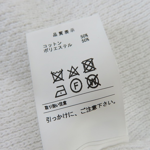 実際に弊社で買取させて頂いたDESCENDANT/ディセンダント GAUFRE WAFFLE LS/ワッフル サーマルカットソー/1の画像 4枚目