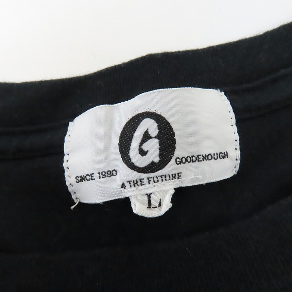 実際に弊社で買取させて頂いたGOODENOUGH classics/グッドイナフ GE プリント 半袖 Tシャツ/カットソー/Lの画像 2枚目