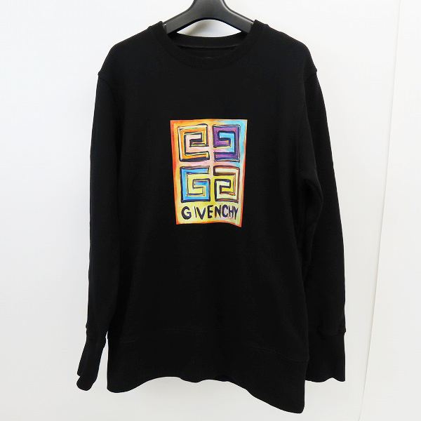 実際に弊社で買取させて頂いた【JPタグ】GIVENCHY/ジバンシィ 22SS Josh Smith/ジョシュ スミス 4Gエンブレム/サンレイ スウェット BMJ0G83Y6V/XS