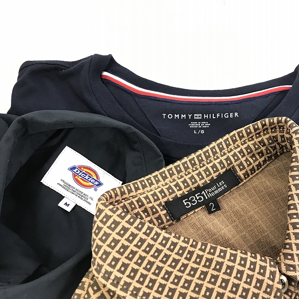 実際に弊社で買取させて頂いた【おまとめ品】ディッキーズ/トミーヒルフィガー/5351プールオム 他 Tシャツ/ワークシャツ 等の画像 1枚目