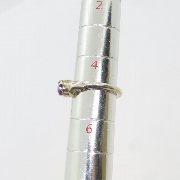 実際に弊社で買取させて頂いたBloody Mary/ブラッディマリー  エリクスリングB アメジスト 5号の画像 7枚目